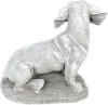  Product image 3 of the product “Timber - Dachshund sitting on base, 35cm L | cast stone ”